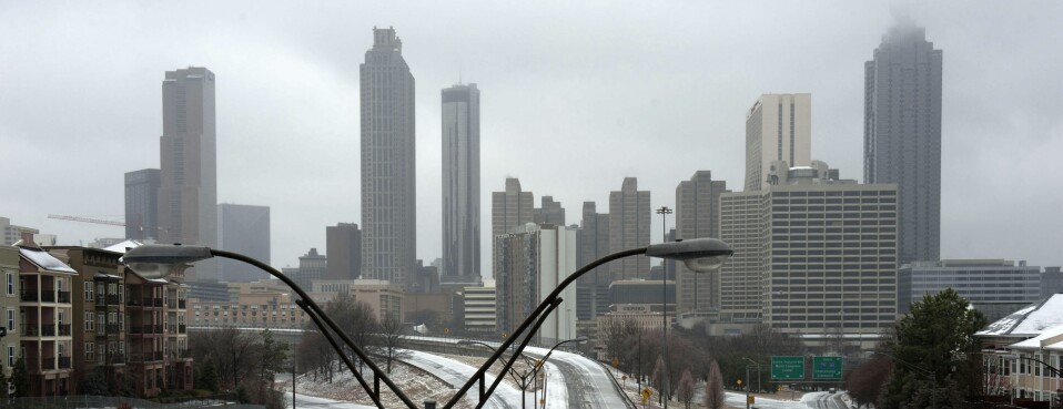 The Atlanta skyline on Feb. 12, 2014.